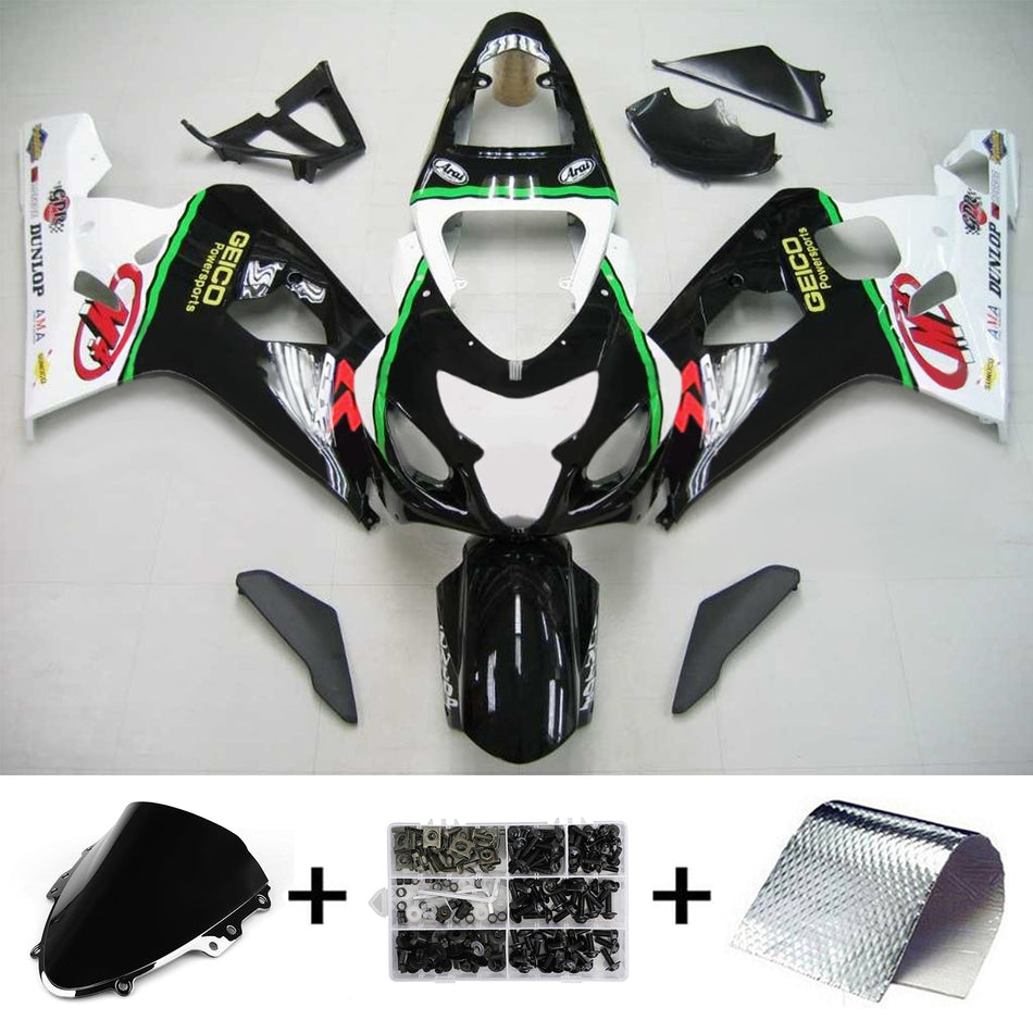 2004-2005 スズキ GSXR 600/750 K4 Amotopart インジェクションフェアリングキット ボディワーク プラスチック ABS #137