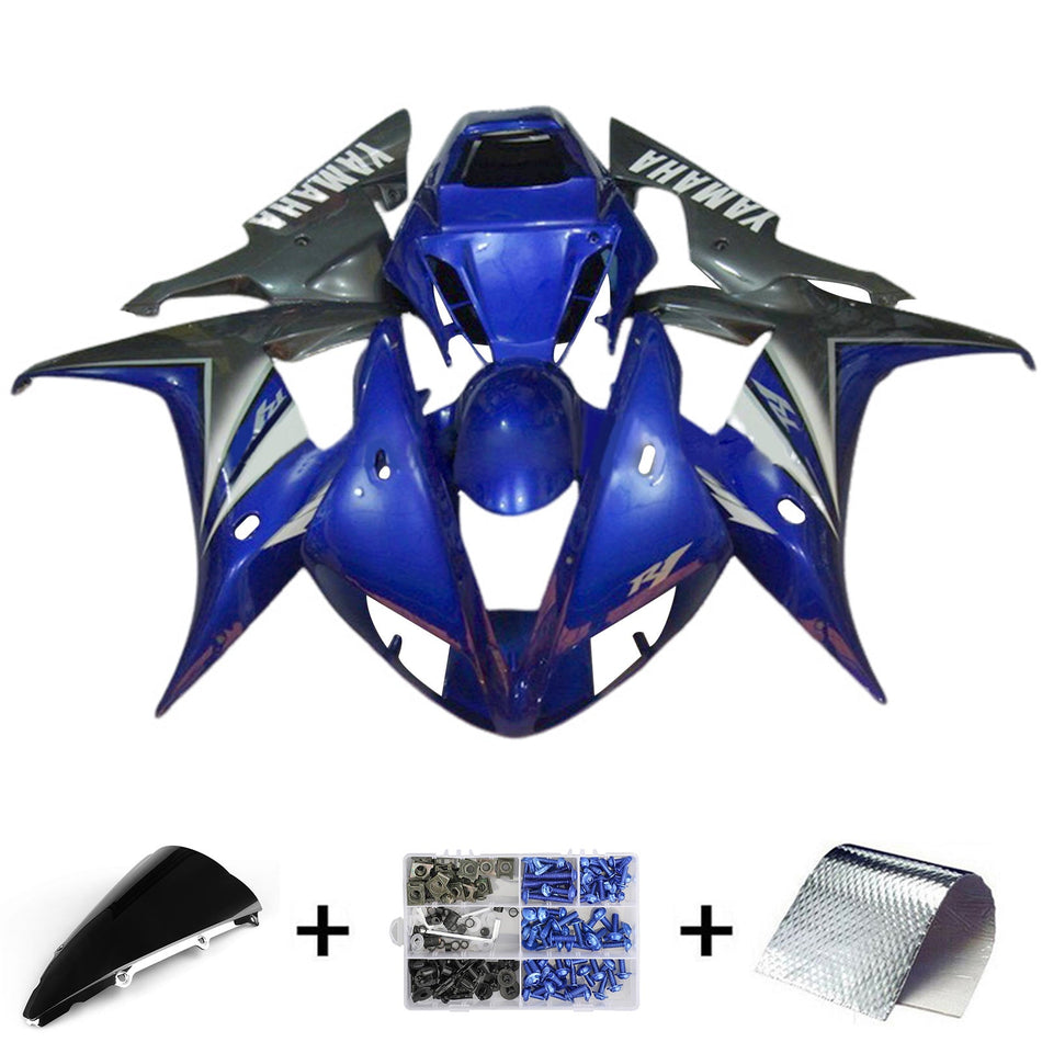 2002-2003 ヤマハ YZF 1000 R1 インジェクションフェアリングキット ボディワーク プラスチック ABS