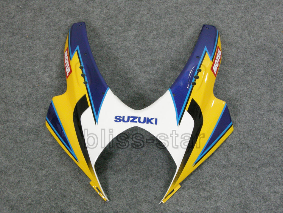 2007-2008 スズキ GSXR 1000 イエロー &amp; ブルー アルスター レーシング フェアリング ジェネリック