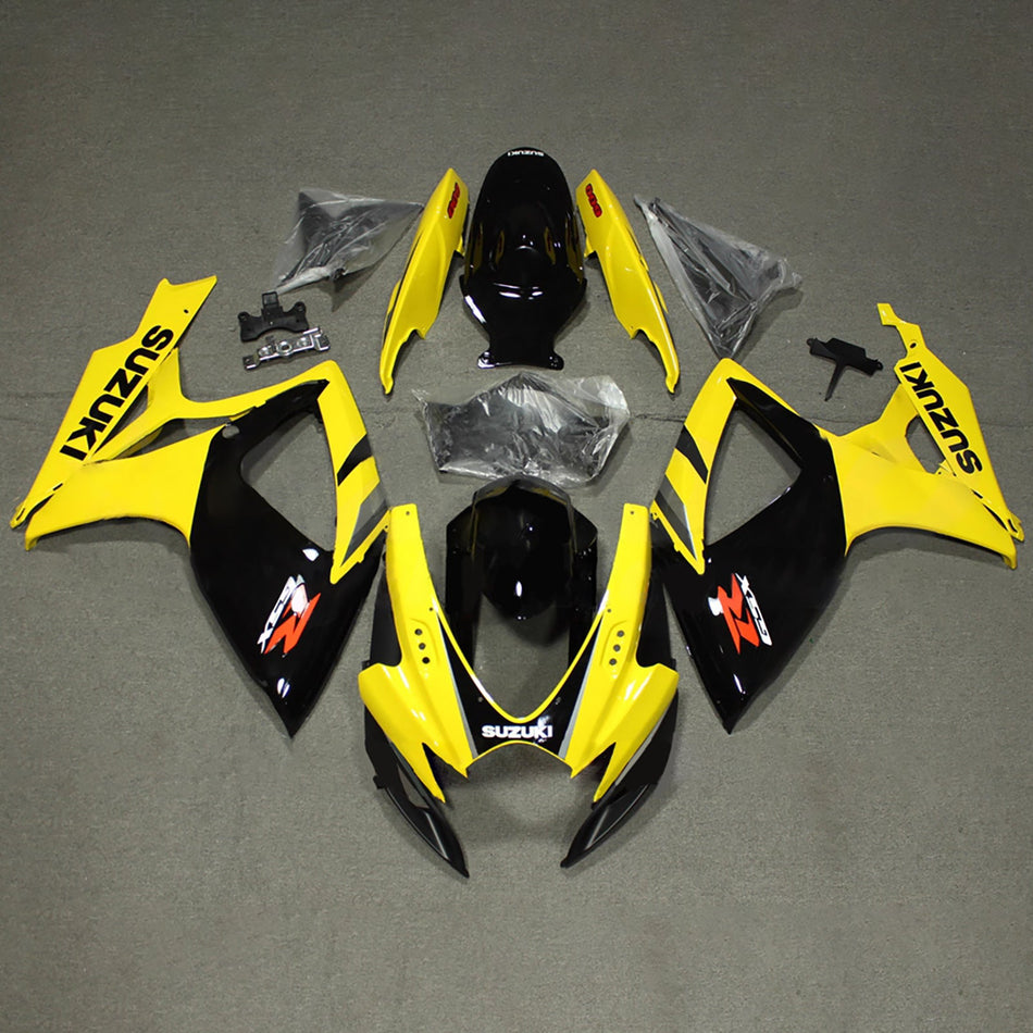 スズキ GSXR 600/750 2006-2007 K6 用 インジェクションフェアリングキット ボディワーク プラスチック ABS