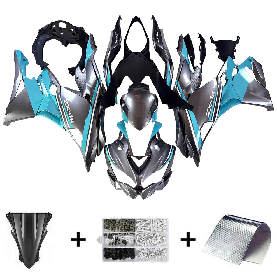 カワサキ ニンジャ ZX-25R ZX-4R ZX-4RR 2019-2026 用インジェクションフェアリングキット