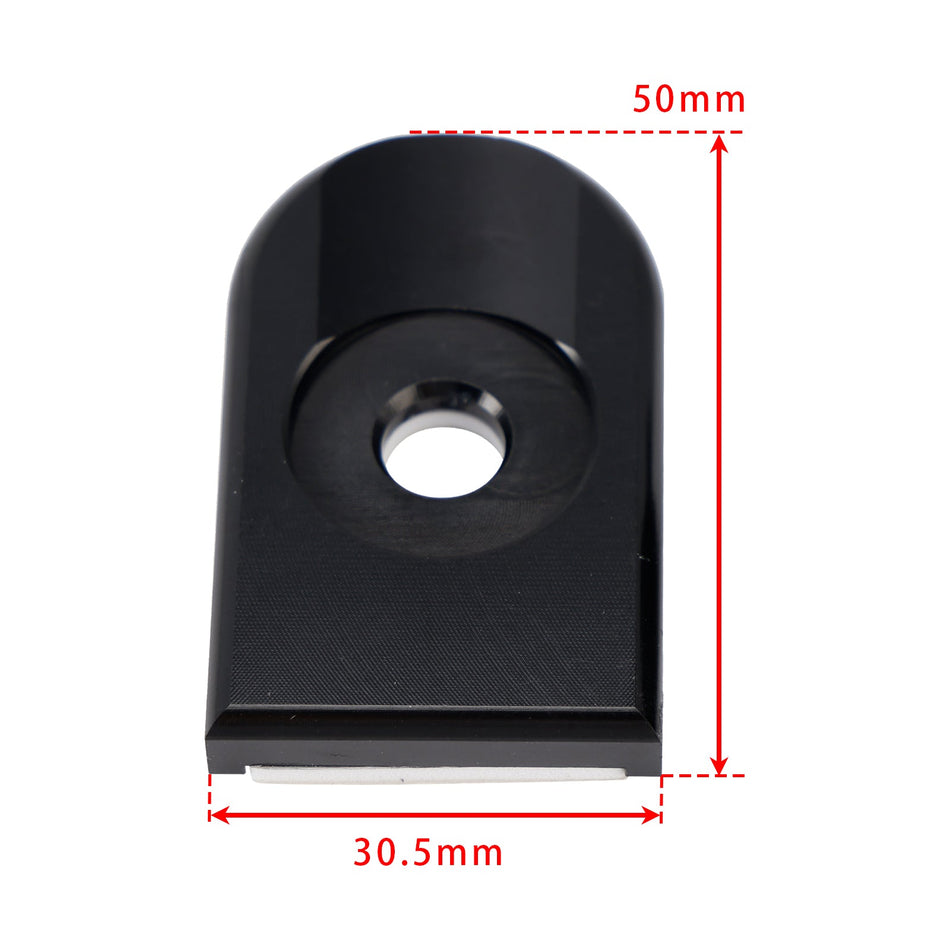 1/4インチ-20 ブラックシートボルトスクリュープレートリリースキット ツーリングソフテイルダイナ96-23用