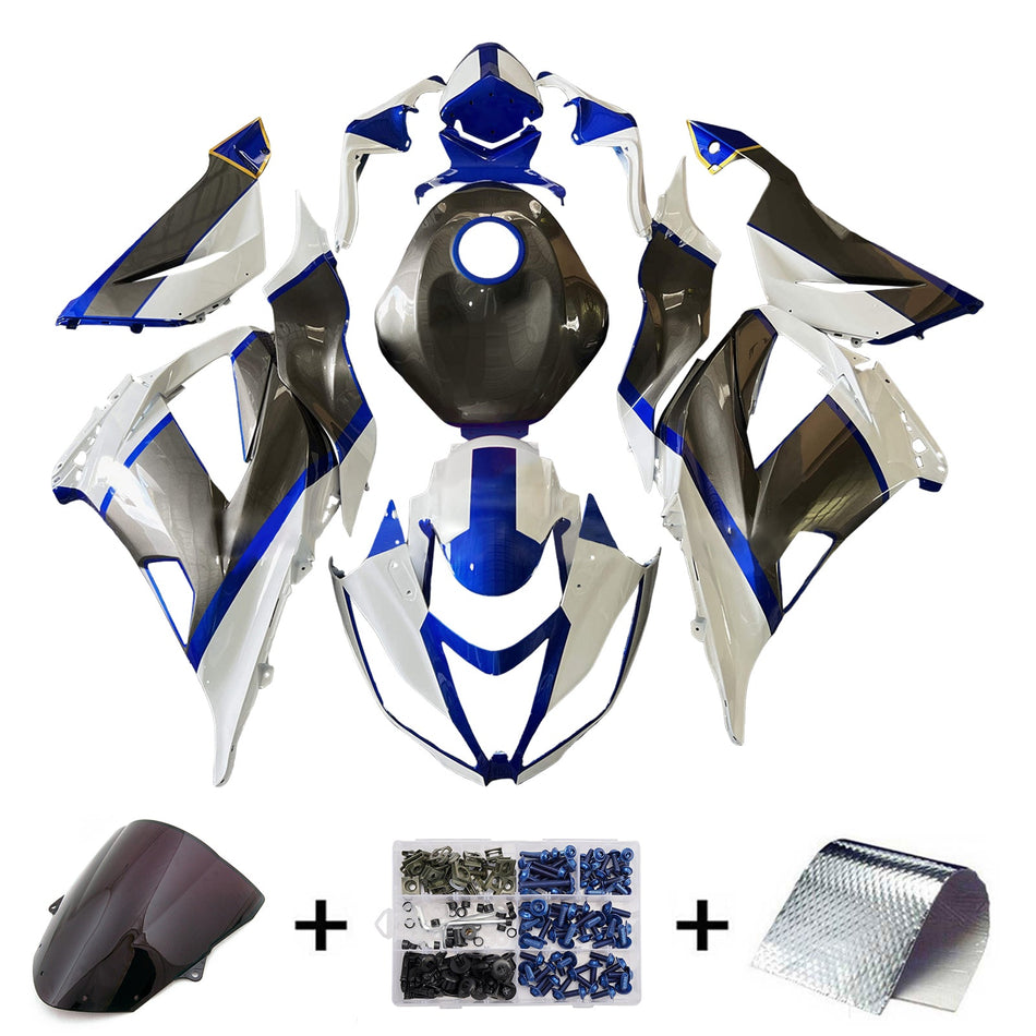 インジェクションフェアリングキット ボディワーク プラスチック ABS カワサキ ZX6R 636 2013-2018 に適合