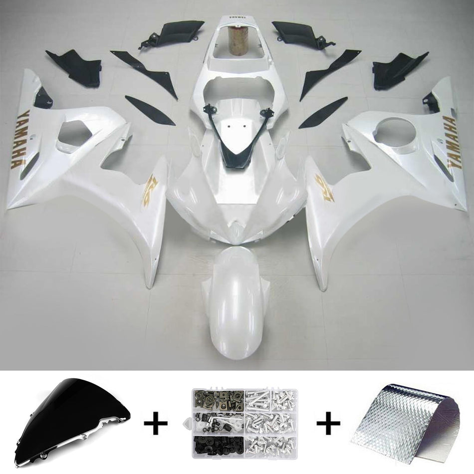 2003-2004 ヤマハ YZF 600 R6 2006-2009 R6S Amotopart インジェクションフェアリングキット ボディワーク プラスチック ABS #126