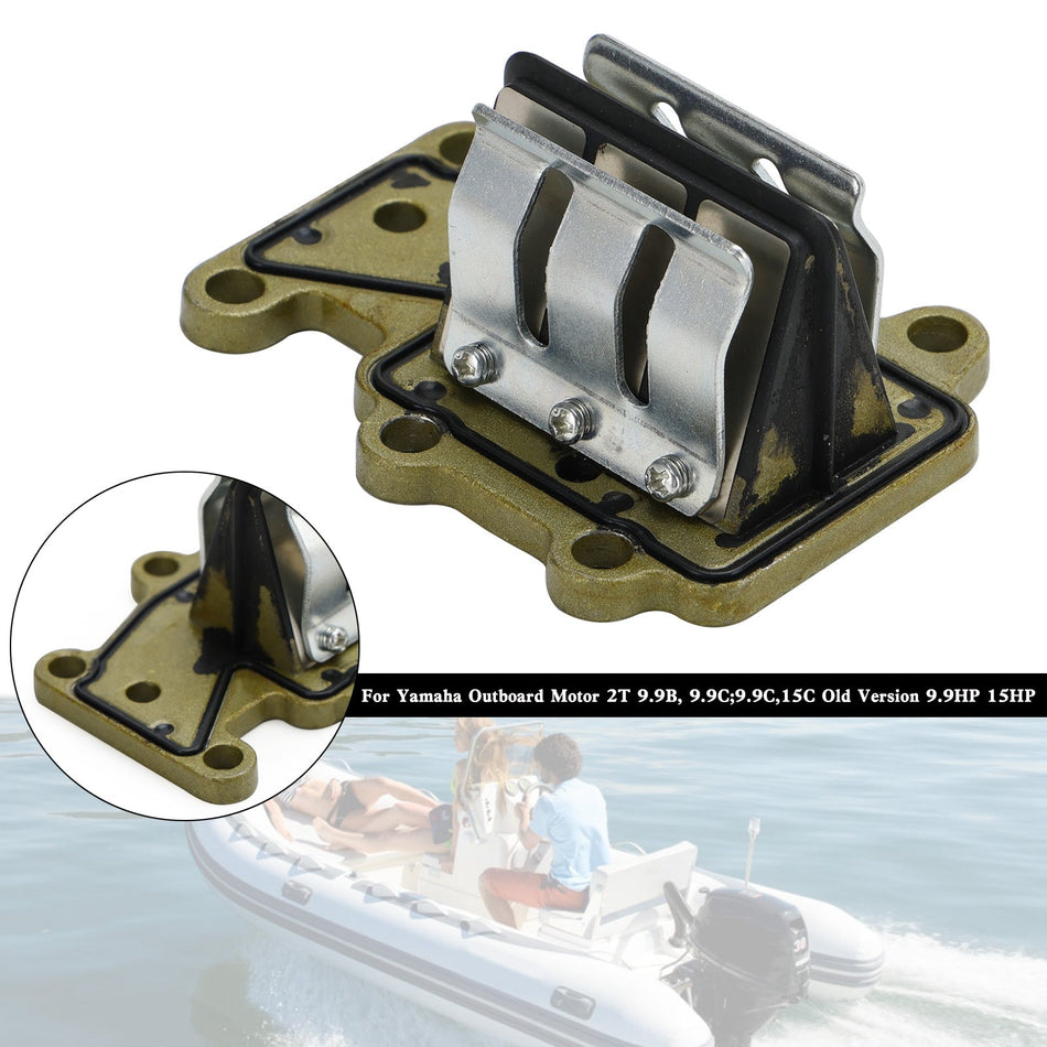 6E8-13610-01 リードバルブアセンブリ ヤマハ船外機 2T 9.9HP 15HP 旧バージョン用