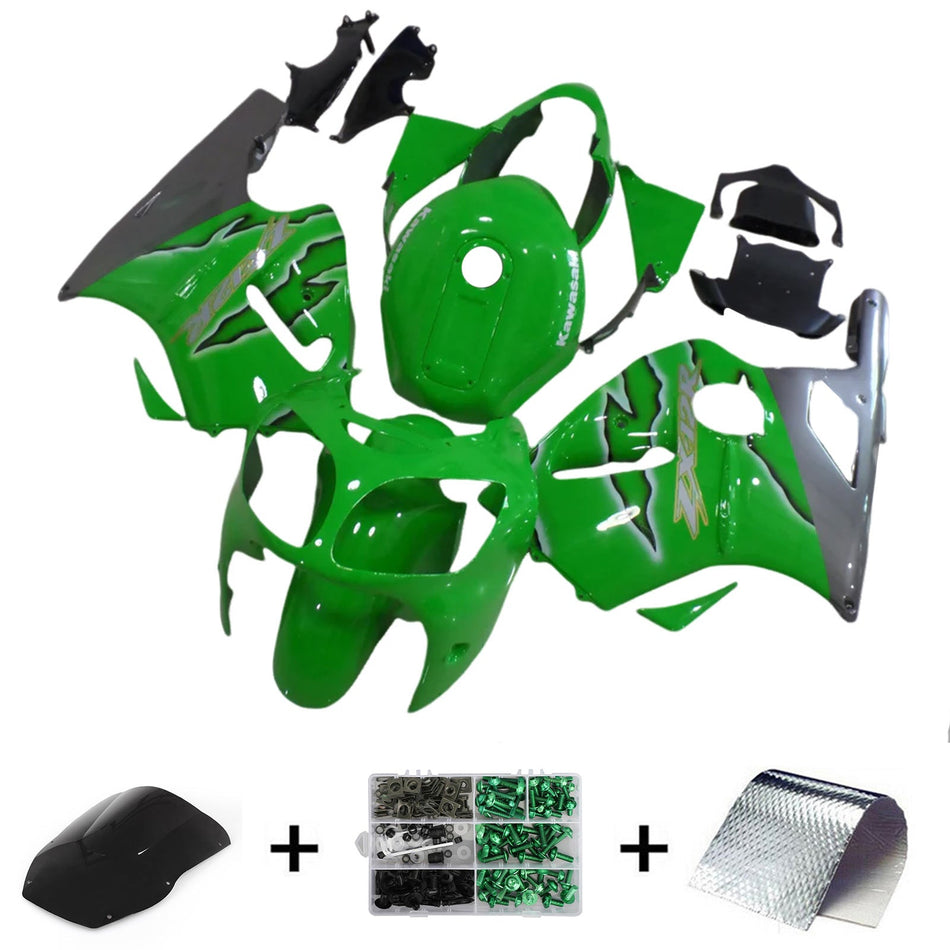2000-2001 カワサキ ZX12R インジェクションフェアリングキット ボディワーク プラスチック ABS