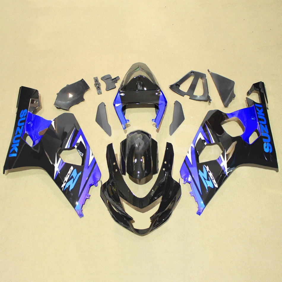 インジェクションフェアリングキット ボディワーク プラスチック ABS スズキ GSXR 600/750 2004-2005 K4用