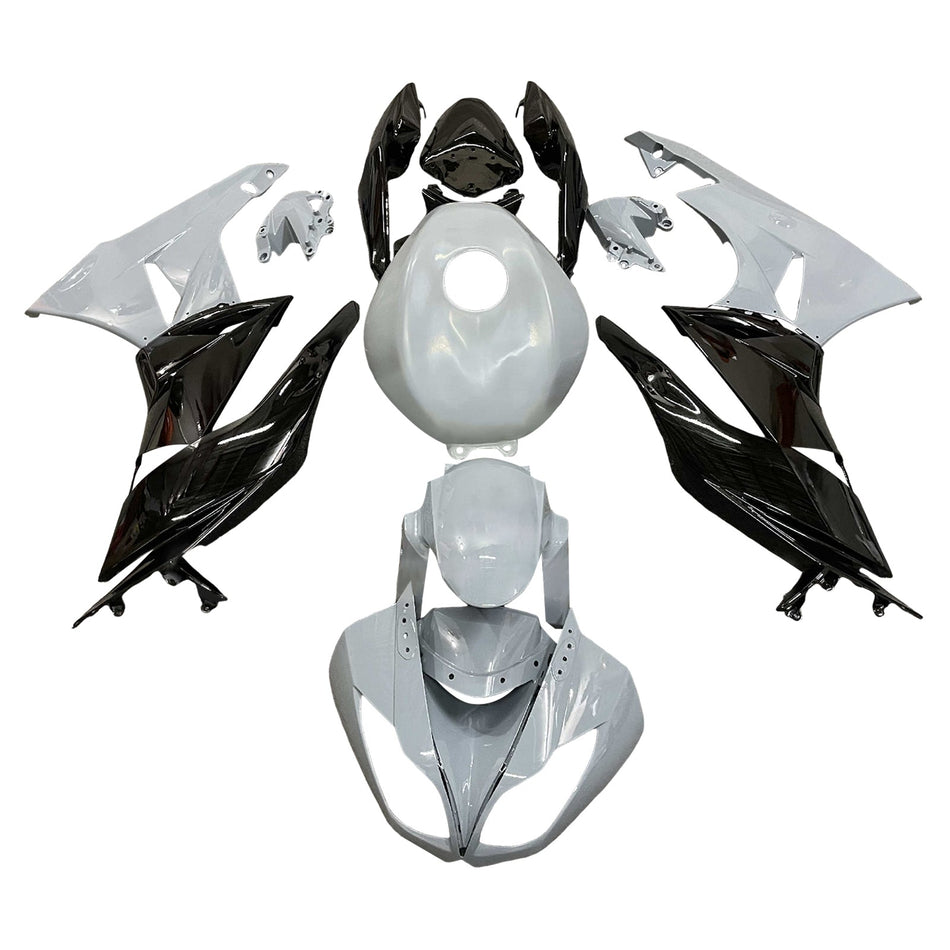インジェクションフェアリングキット ボディワーク プラスチック ABS カワサキ ZX6R 636 2009-2012 に適合