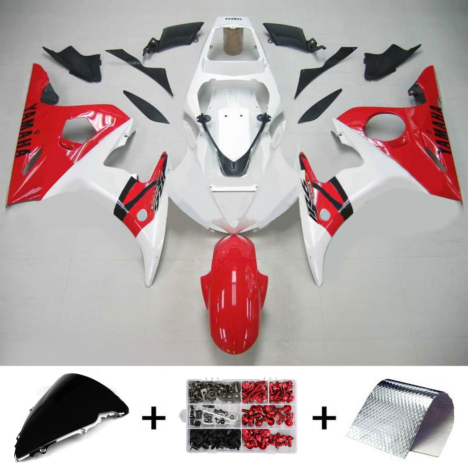 2003-2004 ヤマハ YZF 600 R6 2006-2009 R6S Amotopart インジェクションフェアリングキット ボディワーク プラスチック ABS #115
