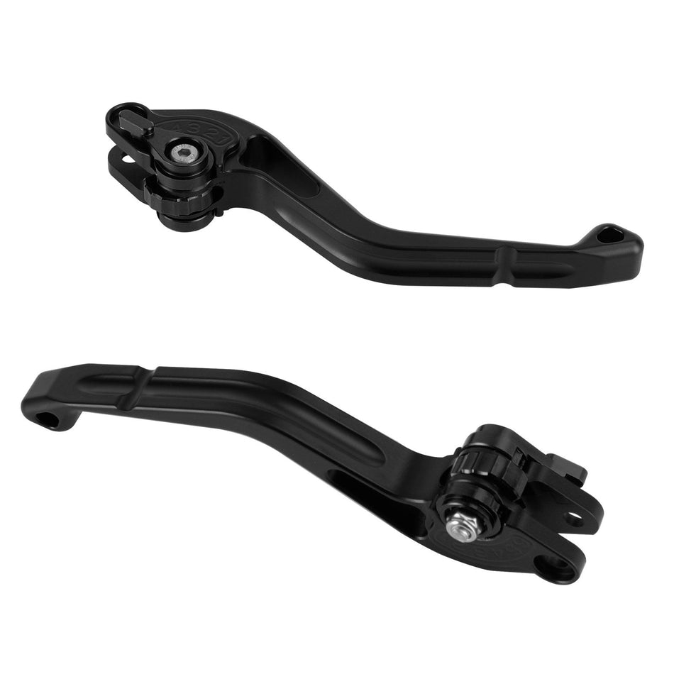 新品ショートクラッチブレーキレバー（スズキ GSXR600 06-10、GSXR1000 05-06 対応）ブラック