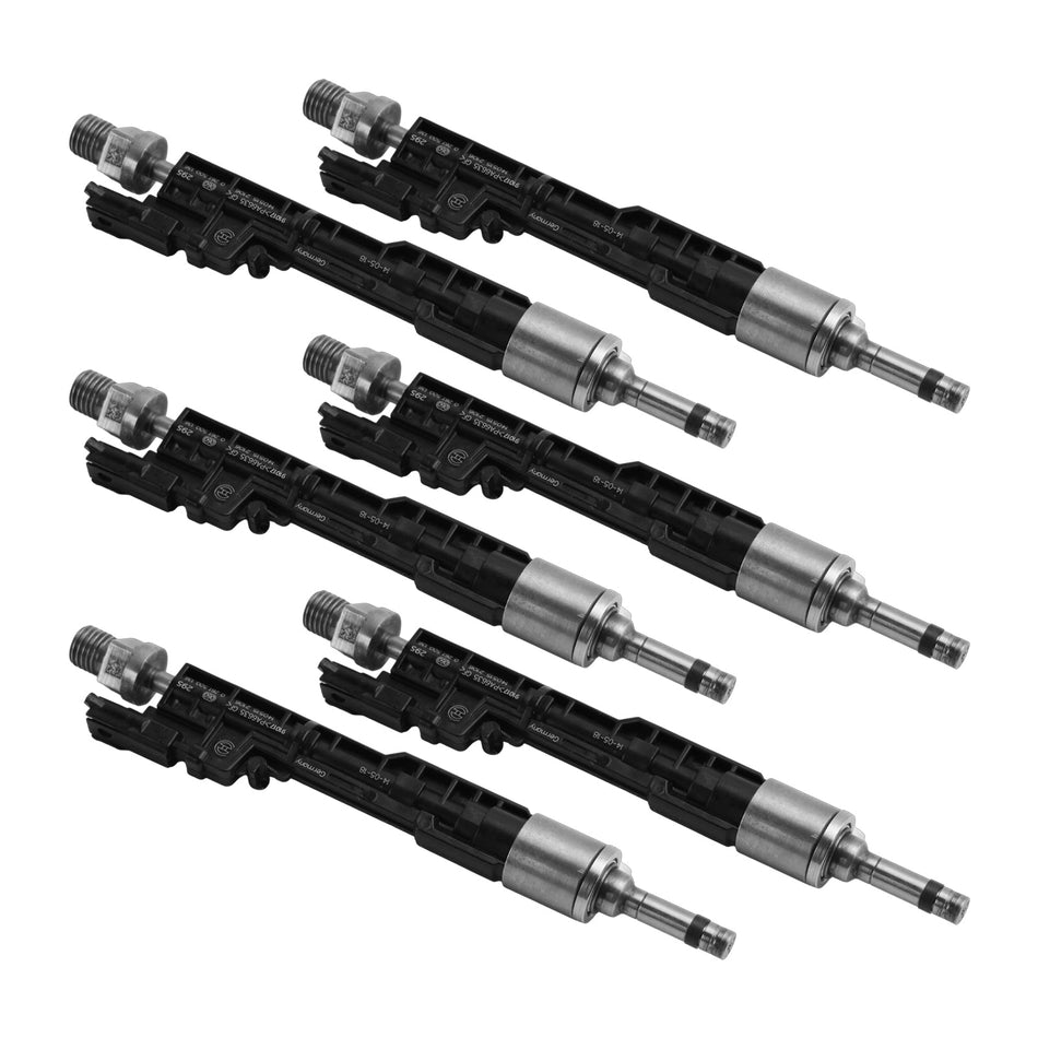BMW F10 M5 F06 F07 F12 F13 F15 X5用燃料インジェクター6個セット 0261500136 13647599876