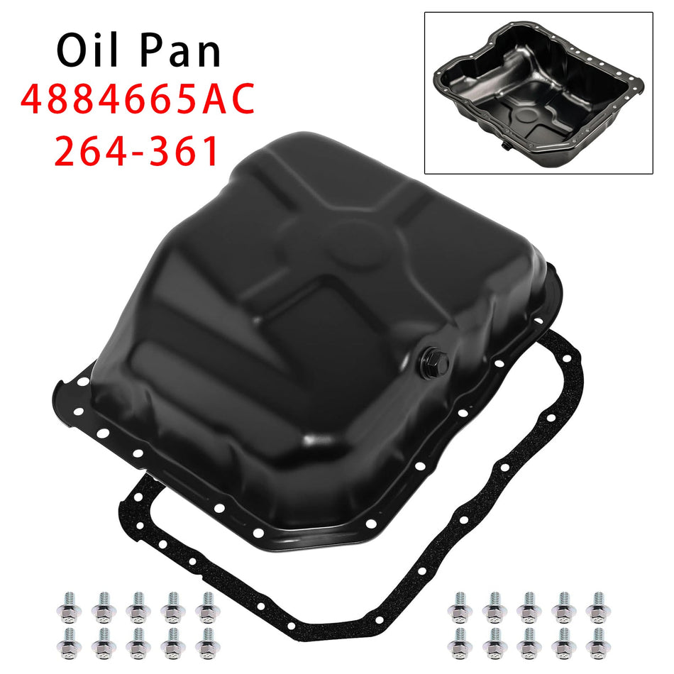 2008-2014年式 ジープ ダッジ アベンジャー L4 2.0L 2.4L エンジンオイルパン 4884665AE