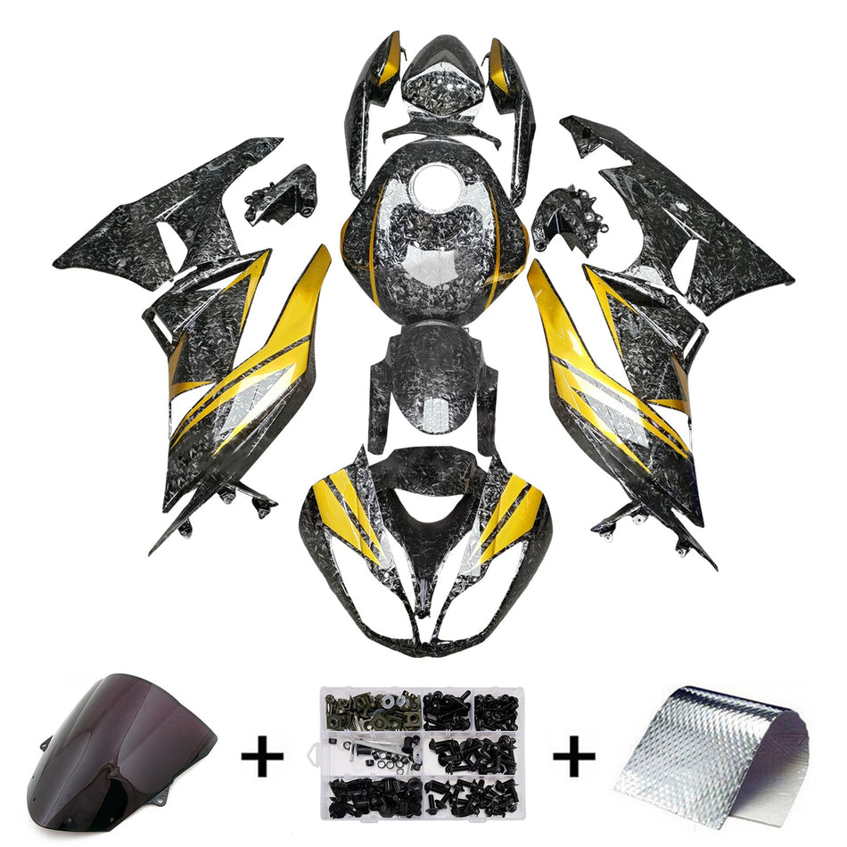インジェクションフェアリングキット ボディワーク プラスチック ABS カワサキ ZX6R 636 2009-2012 に適合