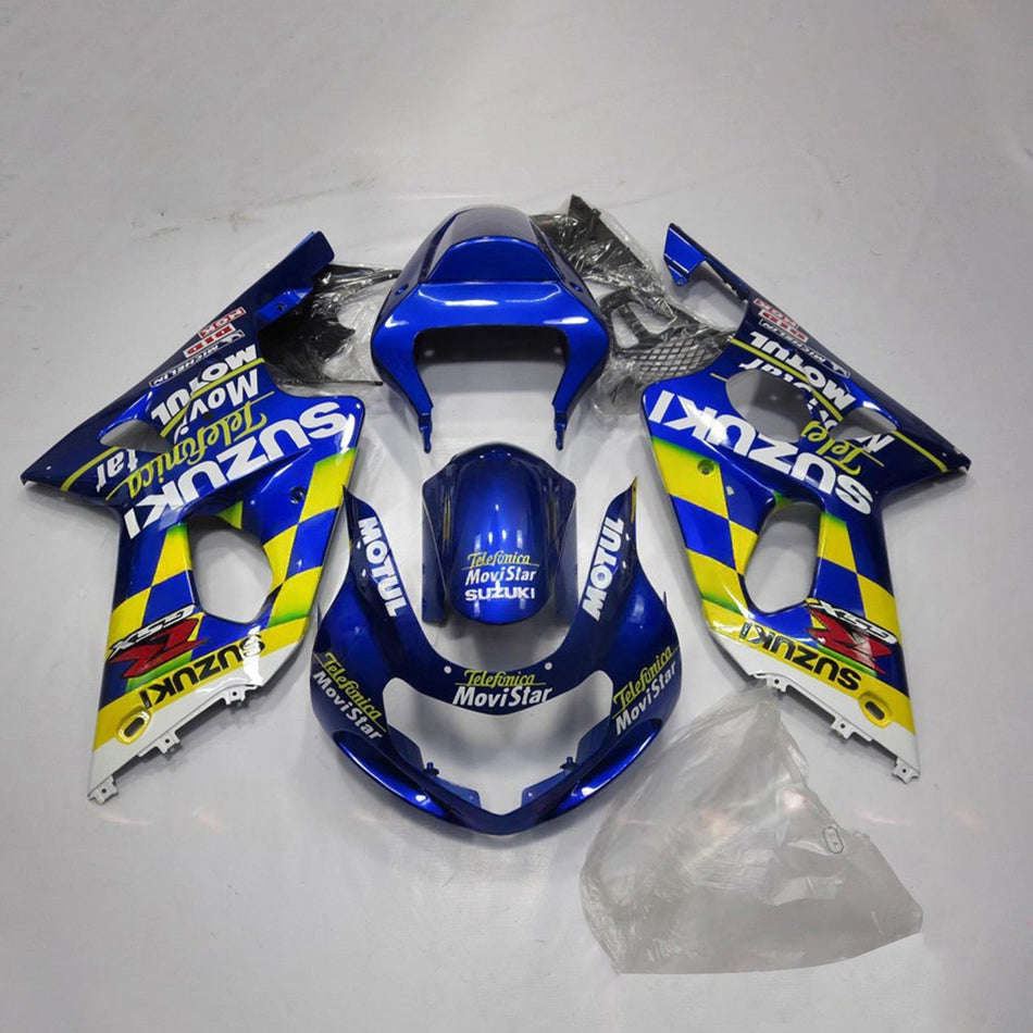 スズキ GSXR1000 2000-2002 K1 K2 用 インジェクションフェアリングキット ボディワーク プラスチック ABS