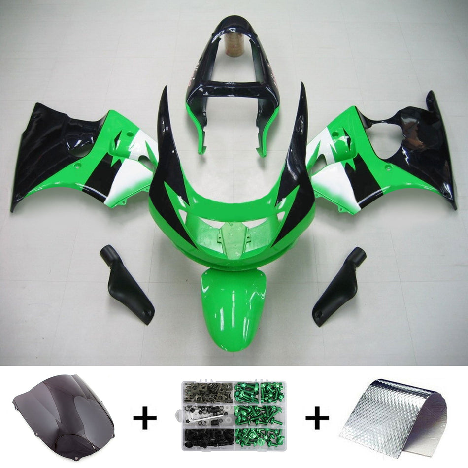 1998-1999 カワサキ ZX6R Amotopart インジェクションフェアリングキット ボディワーク プラスチック ABS #104