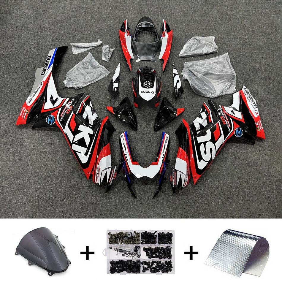 インジェクションフェアリングキット ボディワーク プラスチック ABS スズキ GSXR 600/750 2011-2026 K11用