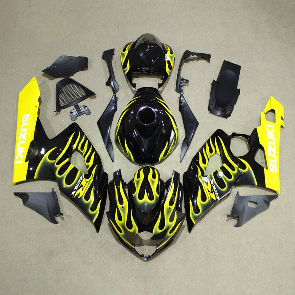 スズキ GSXR1000 2005-2006 K5 用 インジェクションフェアリングキット ボディワーク プラスチック ABS