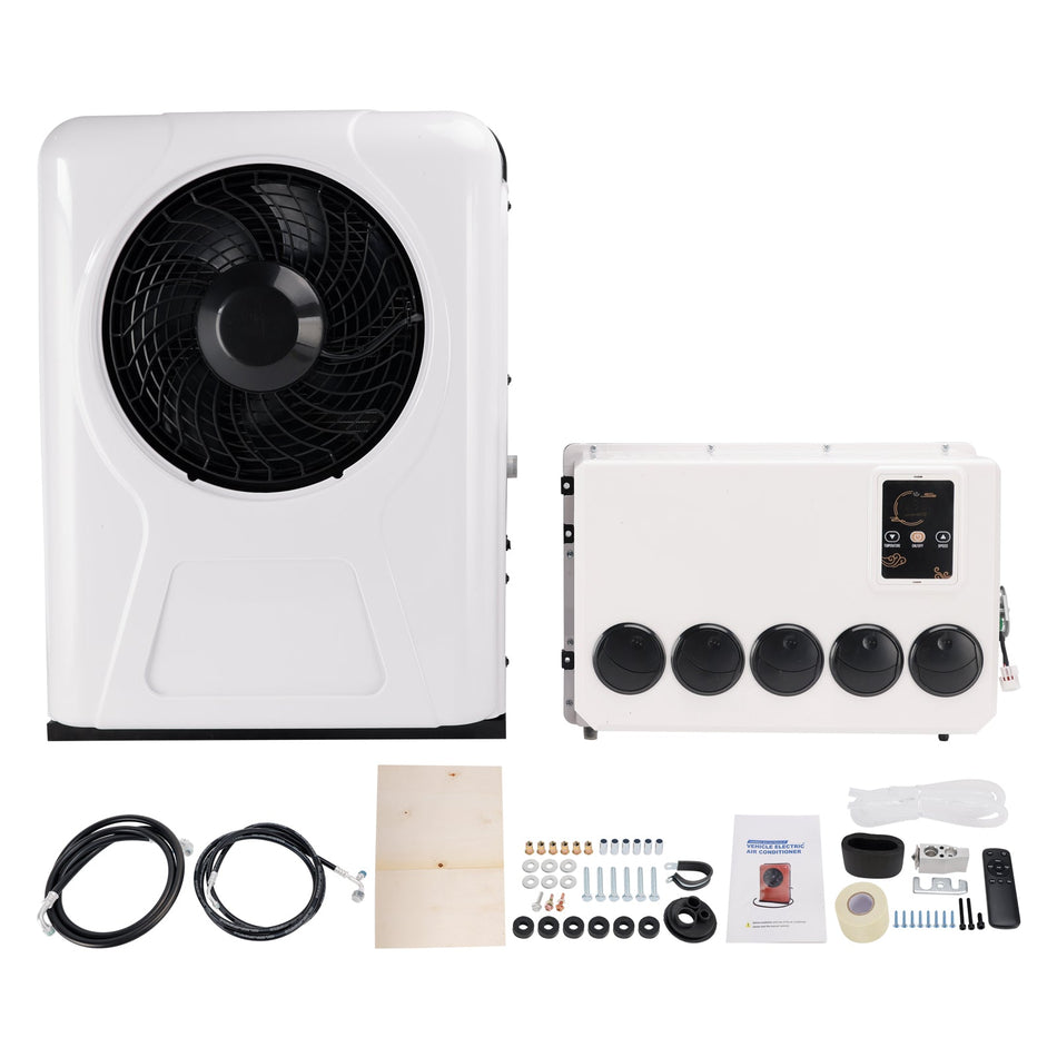 DC 24V RVエアコン 13000btu トラック用セパレートエアコン キャンピングカー、トラック、RV、トレーラー用