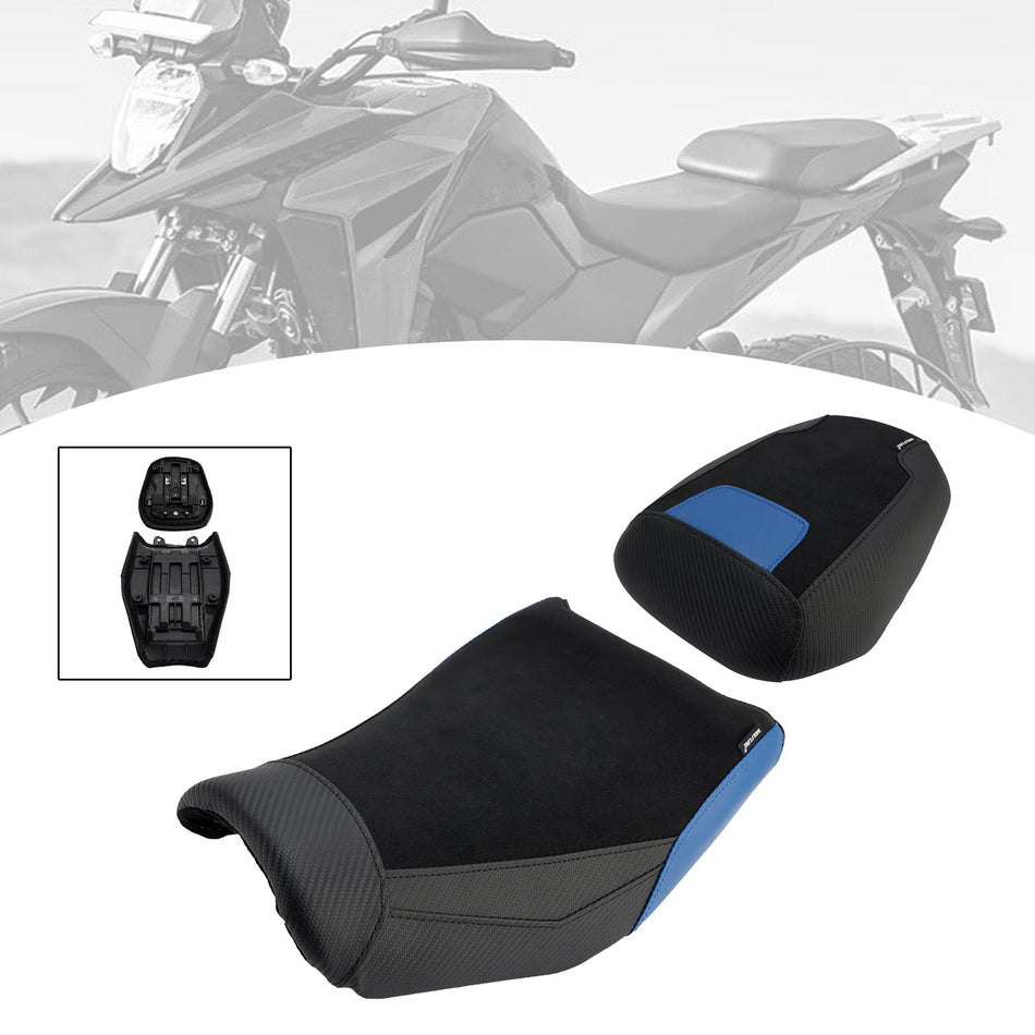 2024-2025年式 スズキ V-Strom250Sx用 フロント＆リア レイダー パッセンジャークッションキット ブルー
