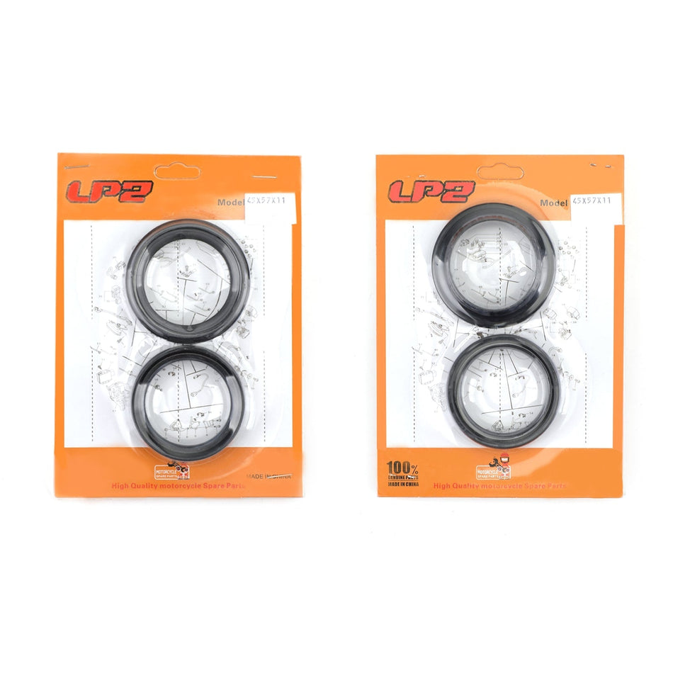 フロントフォークオイルシールダストシールキット ホンダ GL1500 C CR500R CR250R CR125R 89-03 汎用