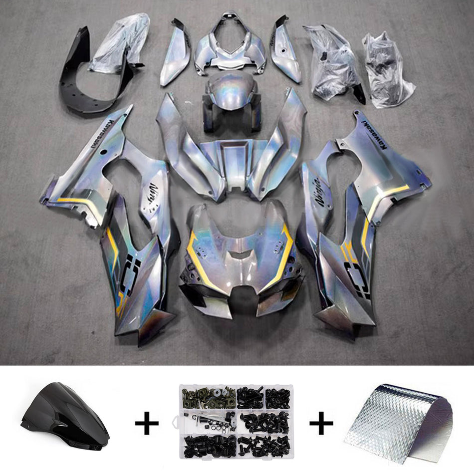 インジェクションフェアリングキット ボディワーク ABS カワサキ ZX-10R ZX-10RR 2021-2025 に適合