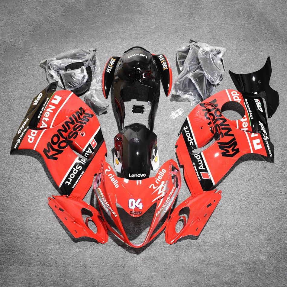 スズキ ハヤブサ GSX1300R 2008-2020 用 インジェクションフェアリングキット ボディワーク プラスチック ABS
