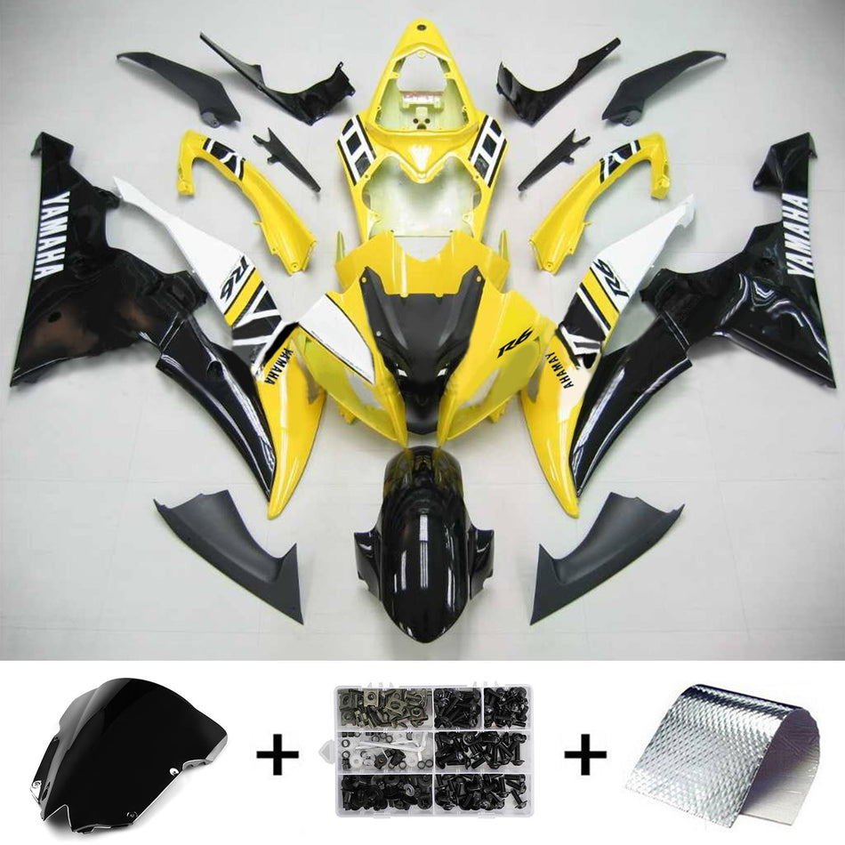 2008-2016 ヤマハ YZF 600 R6 インジェクションフェアリングキット ボディワーク プラスチック ABS #102