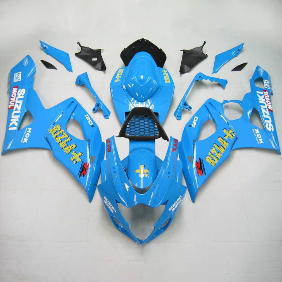 2005-2006 スズキ GSXR1000 K5 Amotopart インジェクションフェアリングキット ボディワーク プラスチック ABS #143