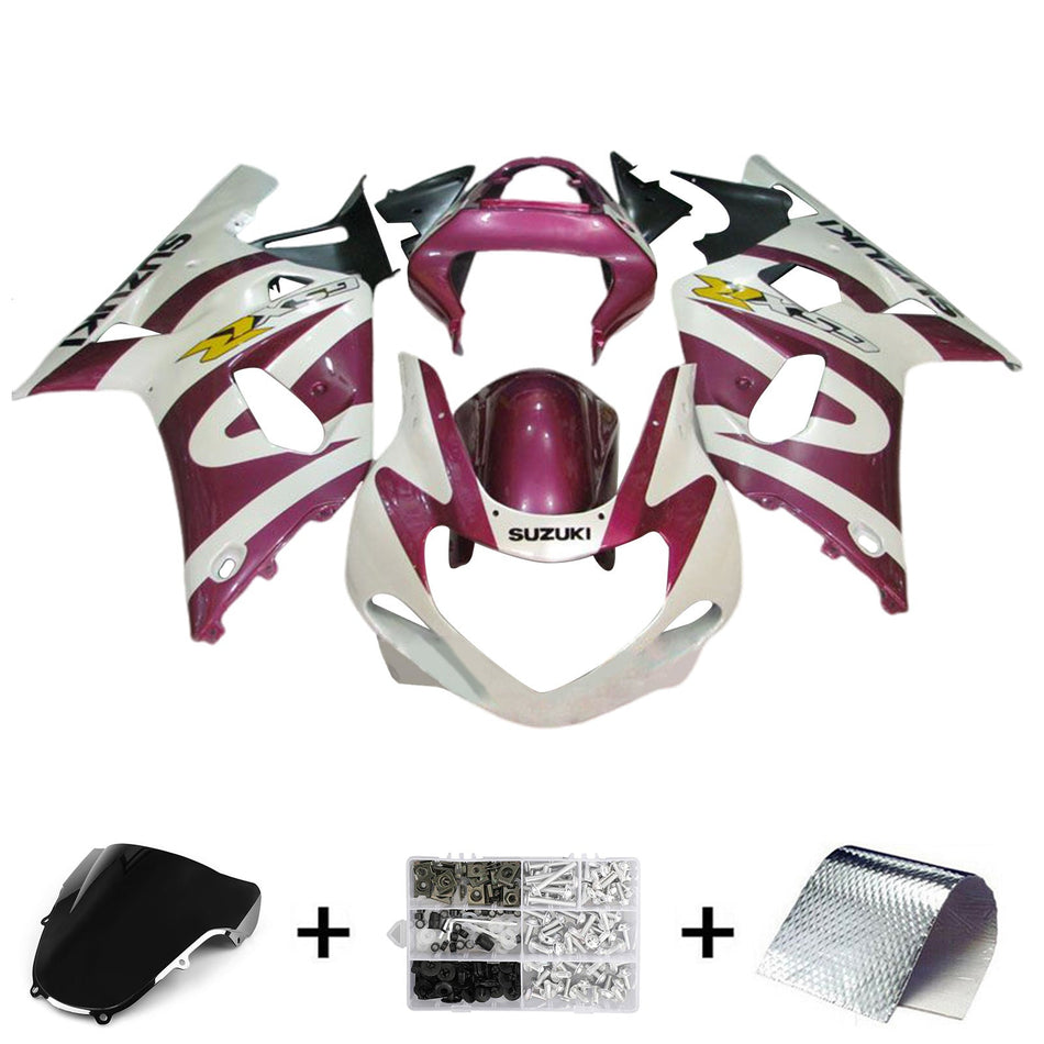 2000-2002 スズキ GSXR1000 K1 K2 フェアリングキット ボディワーク プラスチック ABS