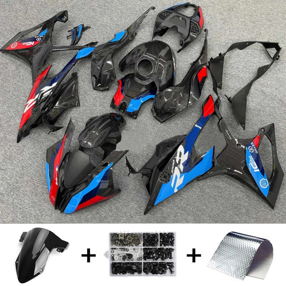 2019-2022 BMW M1000RR S1000RR Amotopart インジェクションフェアリングキット ボディワーク プラスチック ABS #129