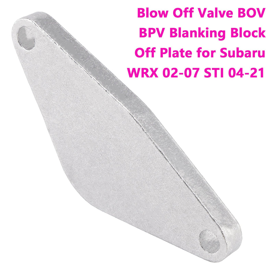 スバル WRX 02-07 STI 04-21 用ブローオフバルブ BOV BPV ブランキングブロックオフプレート