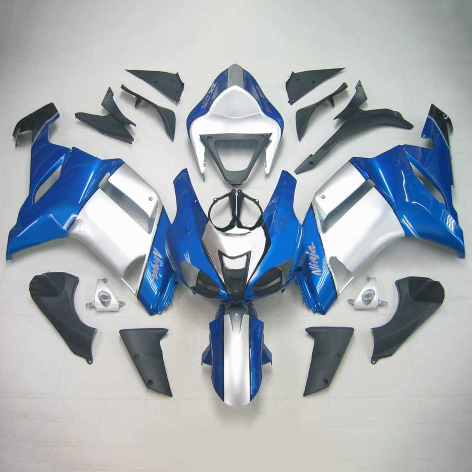 2007-2008 カワサキ ZX6R 636 Amotopart インジェクションフェアリングキット ボディワーク プラスチック ABS #114