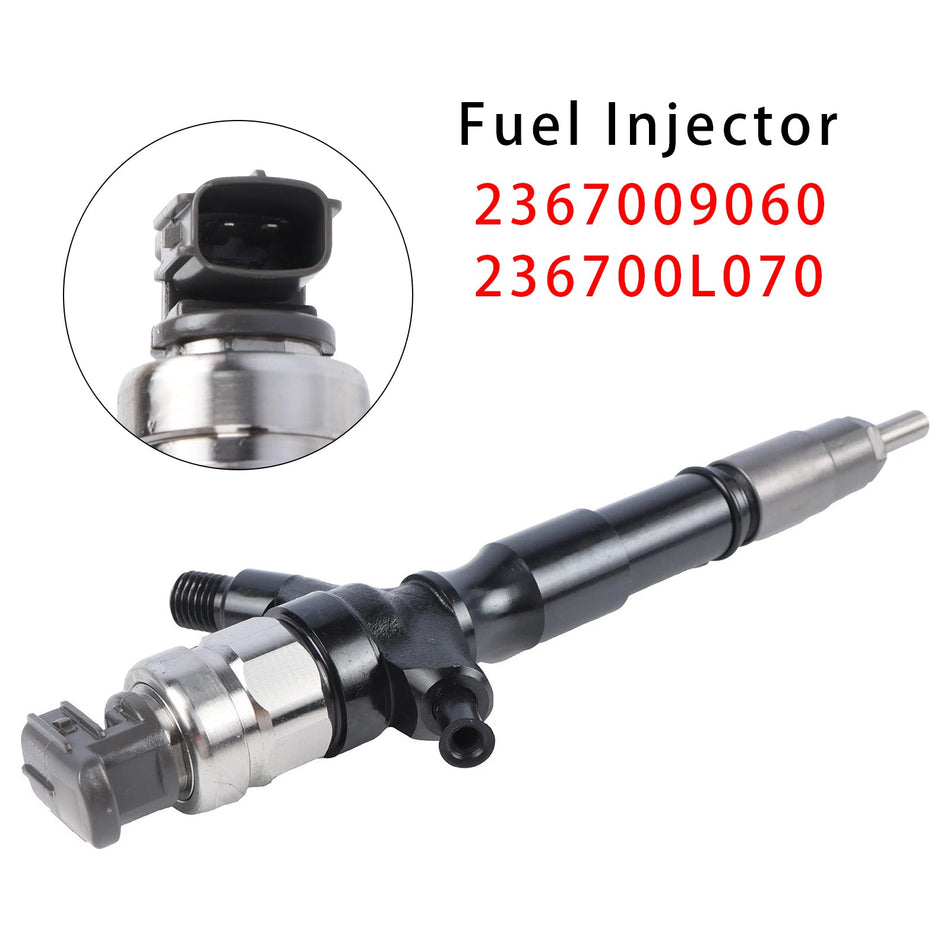 トヨタ ハイラックス ハイエース 2KD-FTV 2.5L 用燃料インジェクター 1個 2367009060 236700L070