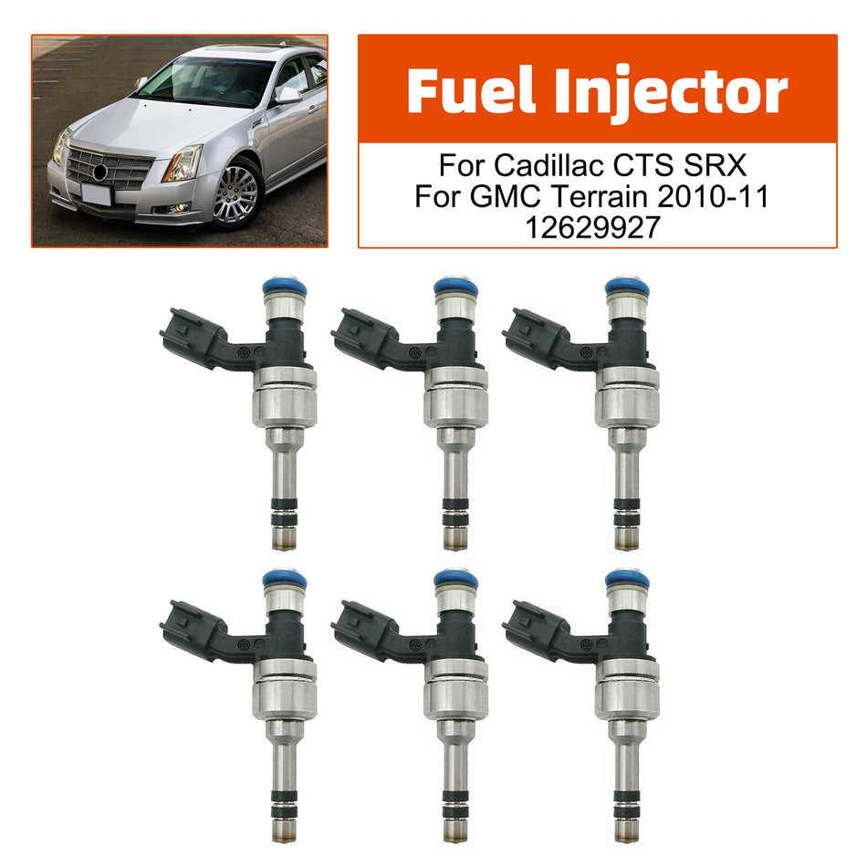 2010-2011年式 キャデラック CTS 3.0L/3.6L V6用 燃料インジェクター 6個セット 12642021