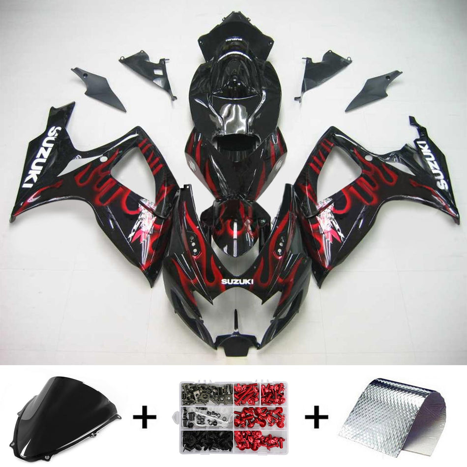 2006-2007 スズキ GSXR 600/750 K6 Amotopart インジェクションフェアリングキット ボディワーク プラスチック ABS #139