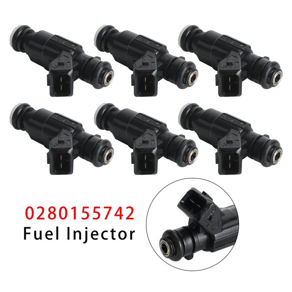 メルセデス E320 ML320 C280 CLK320 2.8 3.2 V6 6PCS 燃料インジェクター A1120780049