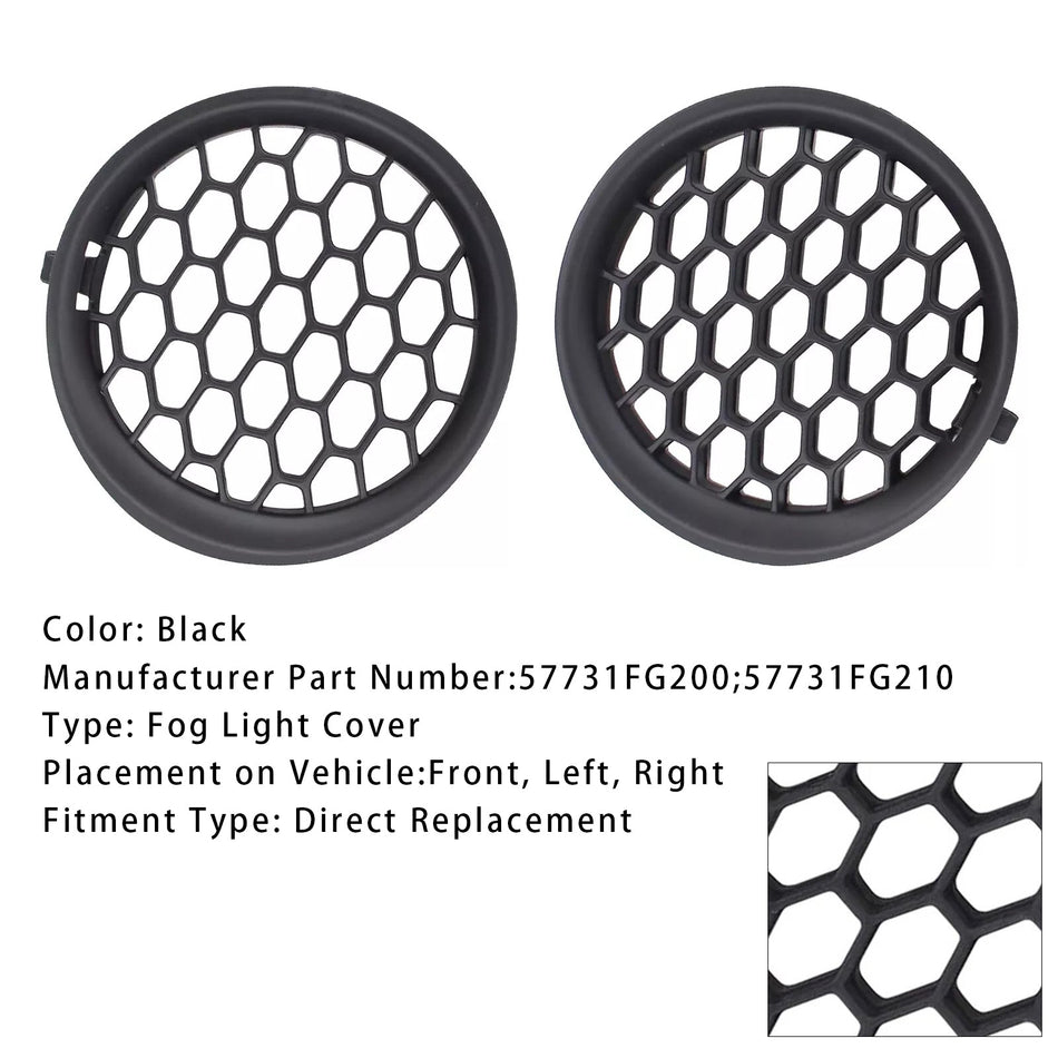 スバル インプレッサ 2008-2014 57731FG200 用 フォグランプカバーグリル ペア
