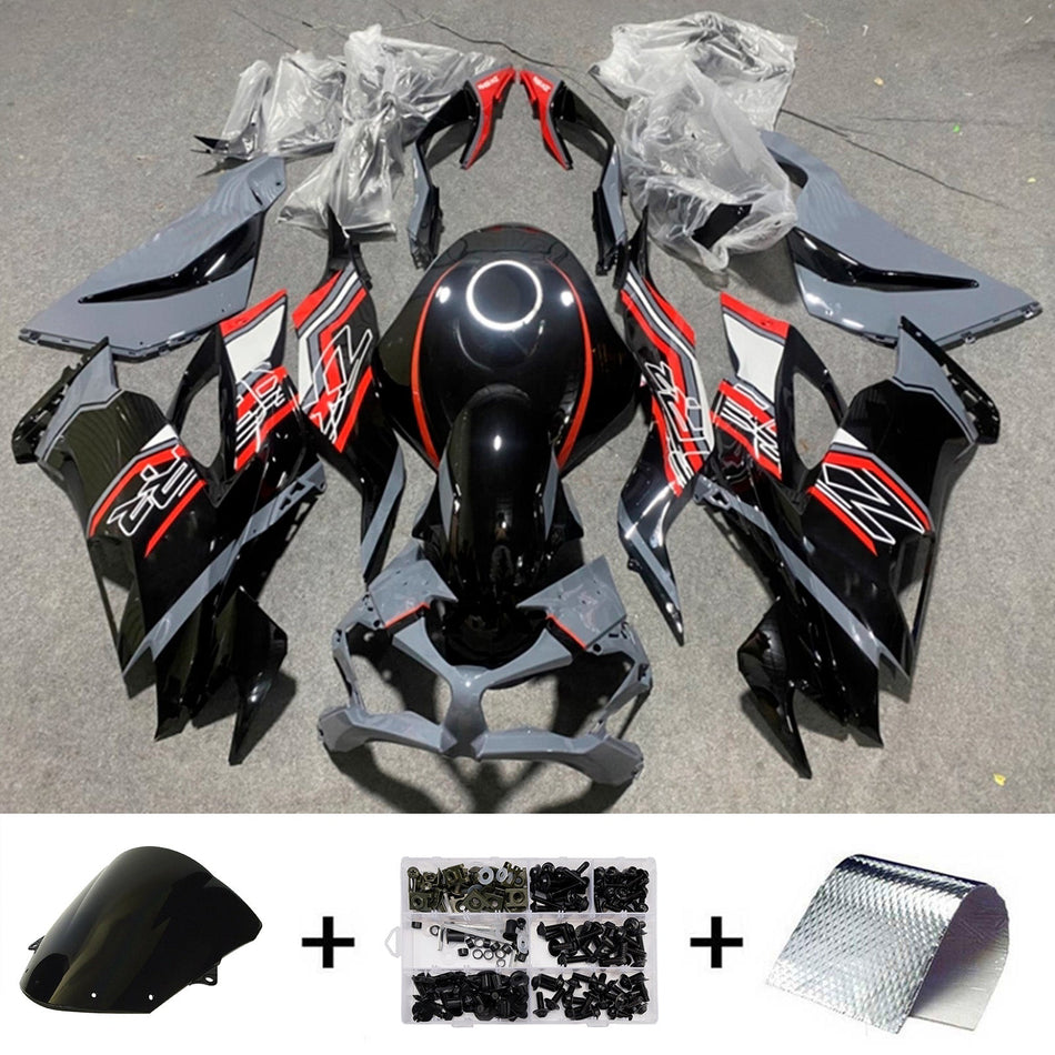 インジェクションフェアリングキット ボディワーク プラスチック ABS カワサキ ZX6R 2019-2023 に適合