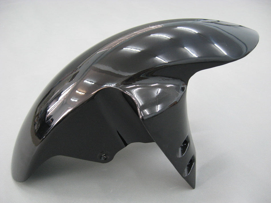 2004-2006 ヤマハ YZF-R1 ブラック ホワイト レーシング フェアリング ジェネリック