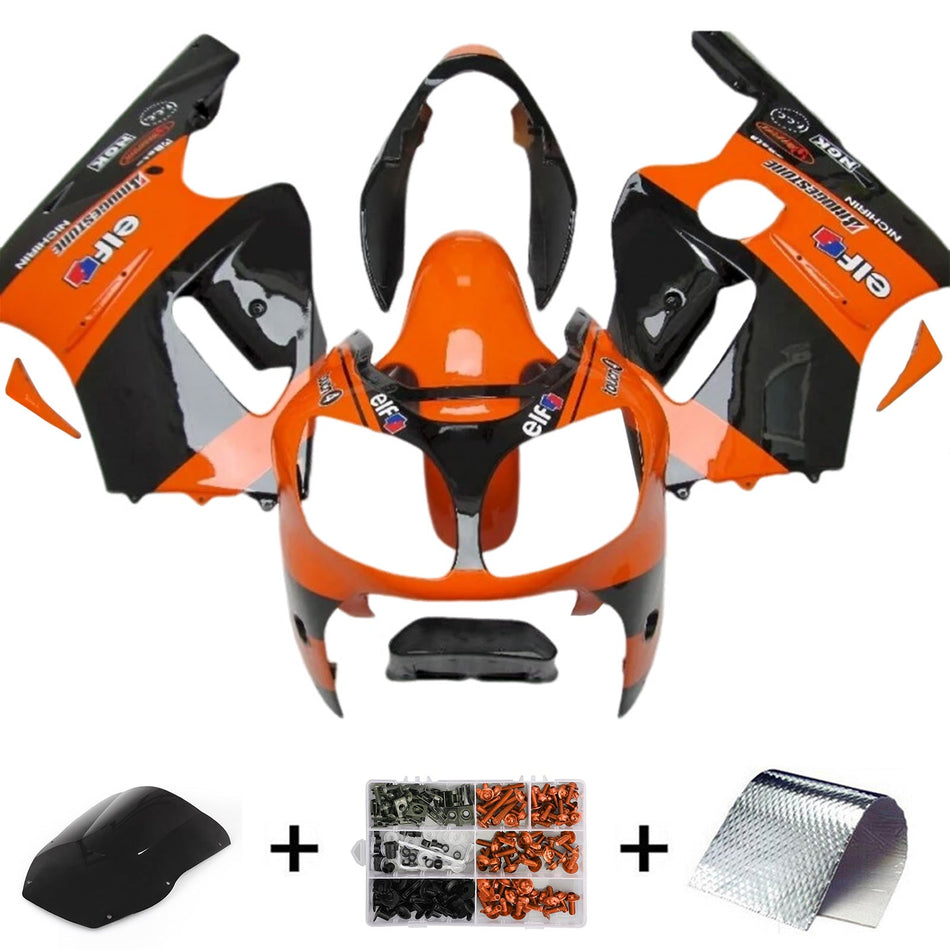 2000-2001 カワサキ ZX12R インジェクションフェアリングキット ボディワーク プラスチック ABS