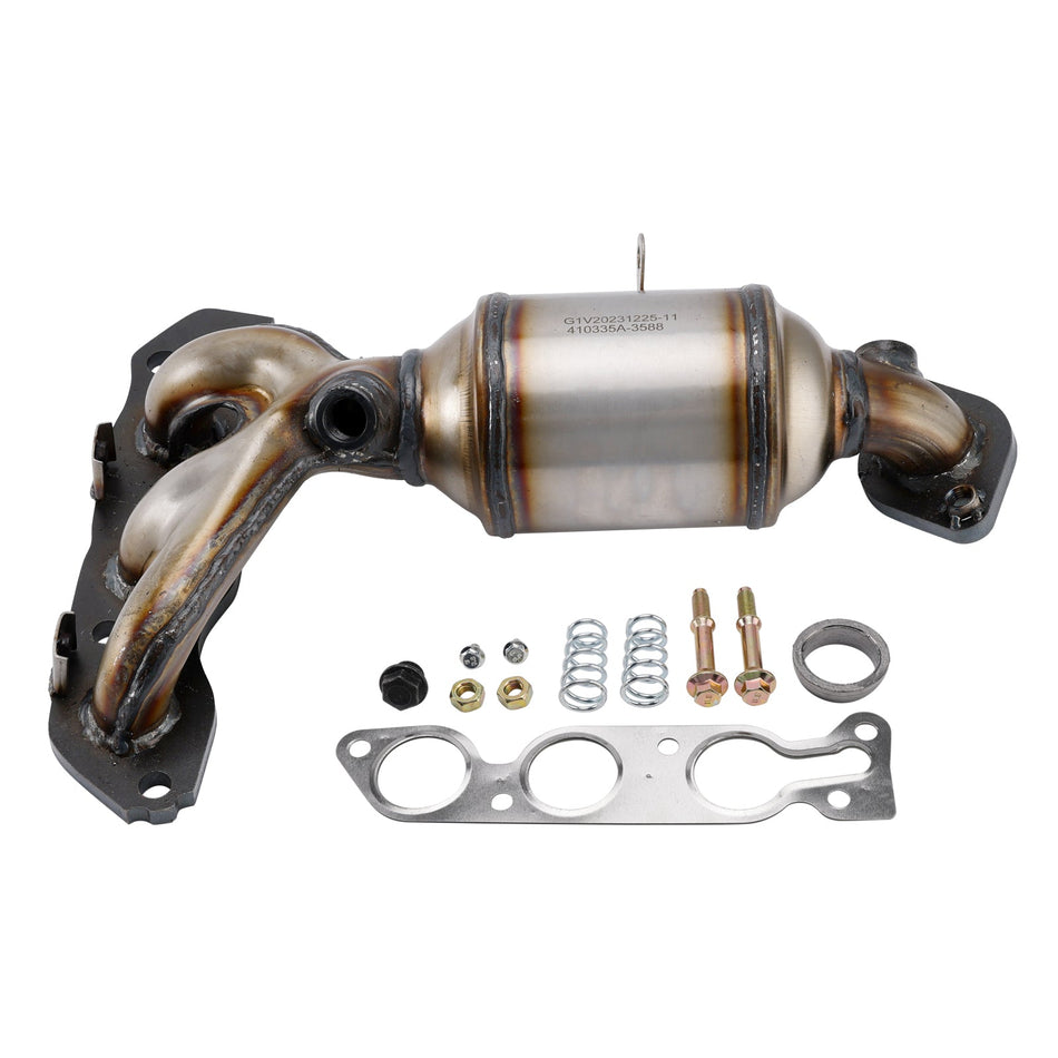 2009/03-2013/12 日産 ピクソ UA0 1.0 996 ccm, 50 KW, 68 PS フロント触媒コンバータ