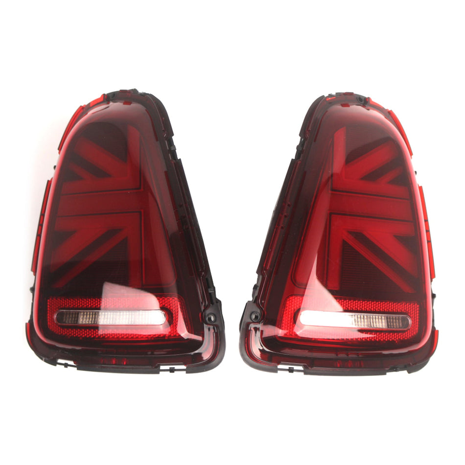 L&amp;R LEDテールライトランプ BMW Mini R56 R57 R58 R59 Cooper S 2007-2015 レッド