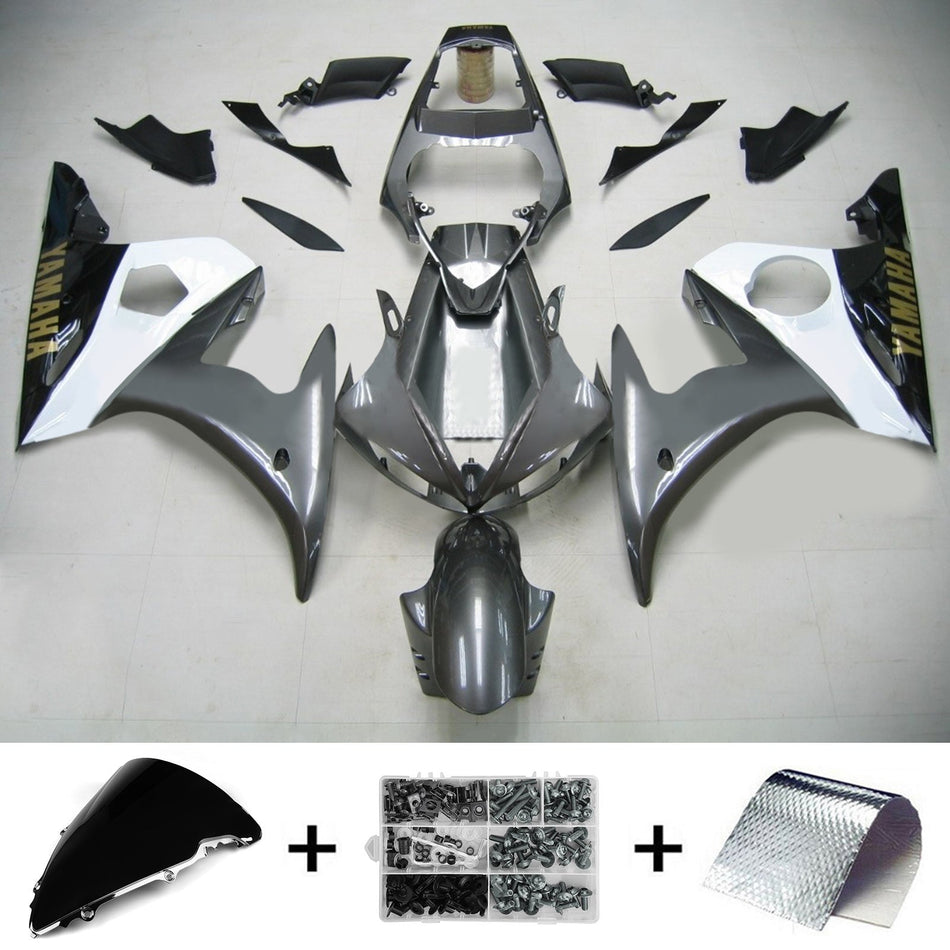 2003-2004 ヤマハ YZF 600 R6 2006-2009 R6S Amotopart インジェクションフェアリングキット ボディワーク プラスチック ABS #101