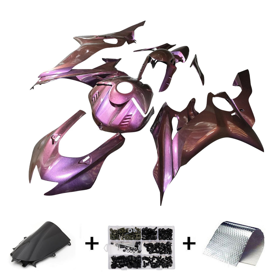 インジェクションフェアリングキット ボディワーク プラスチック ABS ヤマハ YZF-R6 2017-2023 に適合
