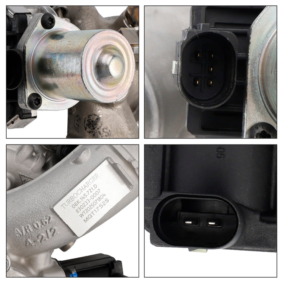2014-2017 フォルクスワーゲン ビートル L4 1.8L ターボチャージャー付きターボ ターボチャージャー 06K145721D 2511625