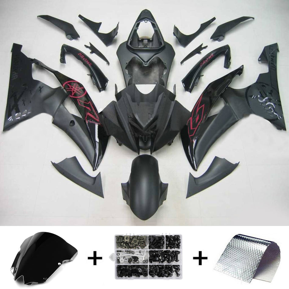 2008-2016 ヤマハ YZF 600 R6 Amotopart インジェクションフェアリングキット ボディワーク プラスチック ABS #114