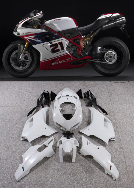 Generic Fit For Ducati 1098 1198 848 (2007-2011) Bodywork Fairing ABS Injection Mold 17 Style