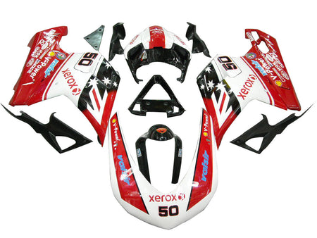 fit-for-ducati-1098-1198-848-2007-2011-red-xerox-bodywork-fairing-abs-injection-mold-3