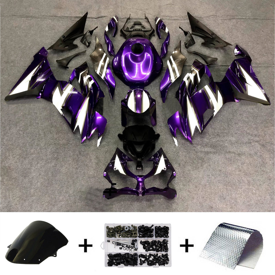 インジェクションフェアリングキット ボディワーク プラスチック ABS カワサキ ZX6R 2019-2023 に適合