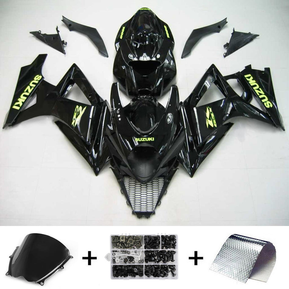 2007-2008 スズキ GSXR1000 K7 Amotopart インジェクションフェアリングキット ボディワーク プラスチック ABS #127